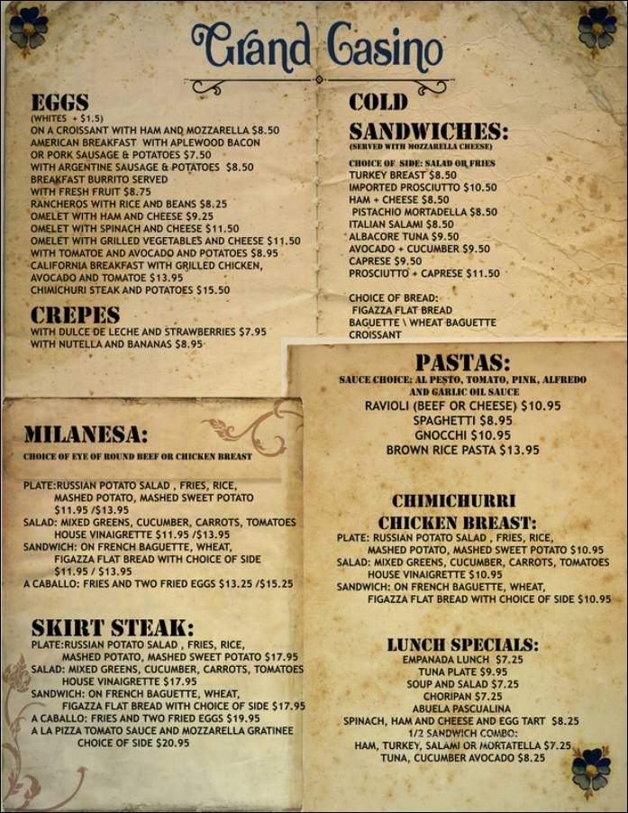 Grand Casino Bakery - Culver City, CA menu_pic