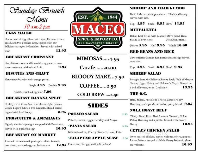 Maceo Spice & Import Co. - Galveston, TX
