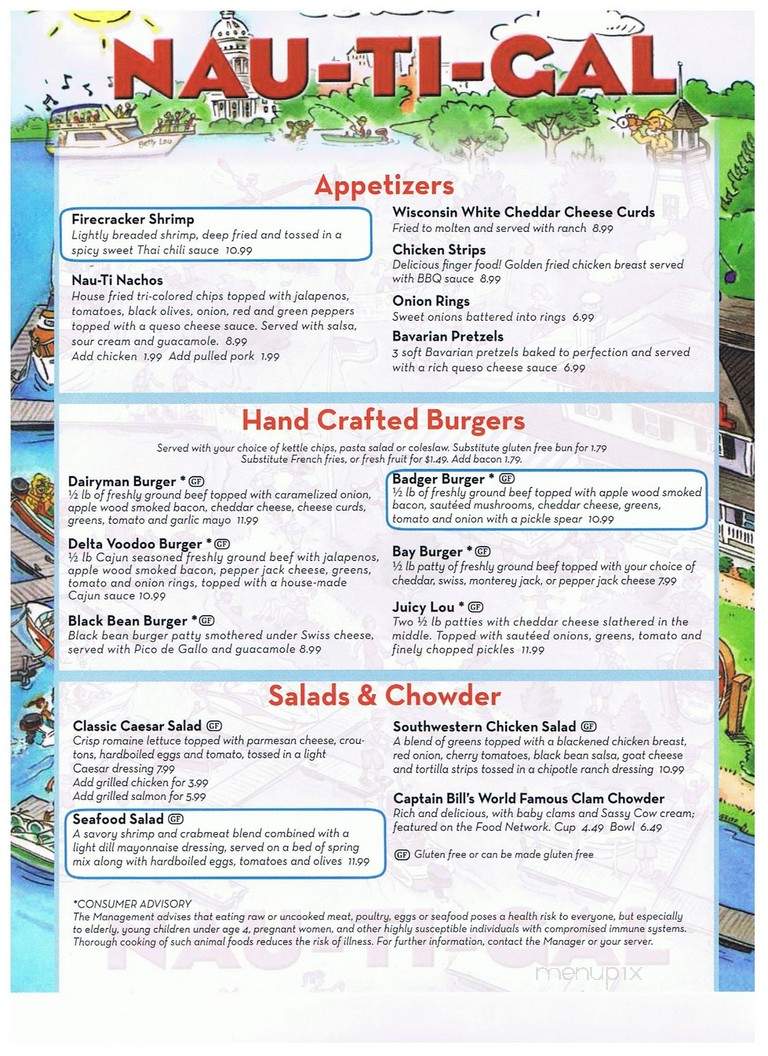 Nau-Ti-Gal - Madison, WI menu_pic
