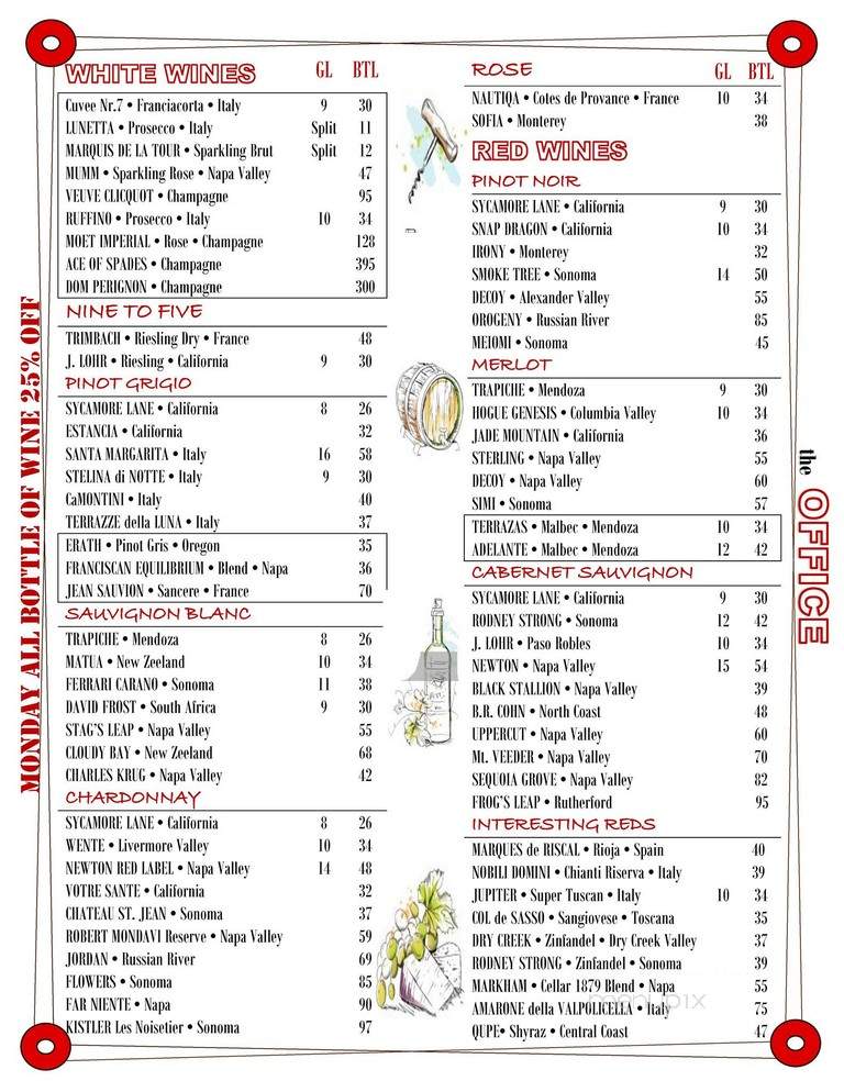 The Office - Delray Beach, FL menu_pic