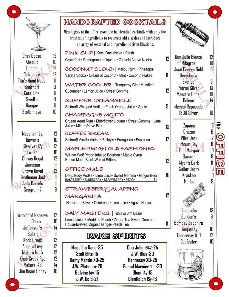 The Office - Delray Beach, FL menu_pic