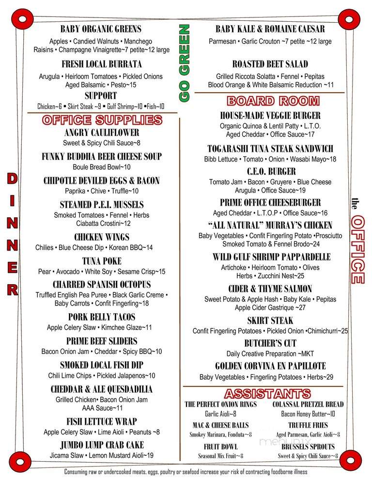 The Office - Delray Beach, FL menu_pic