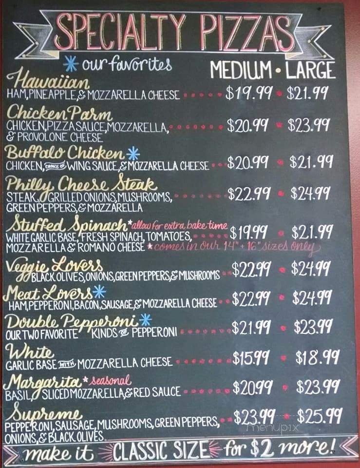 jasons New York Pizzeria - Farmington, NY menu_pic