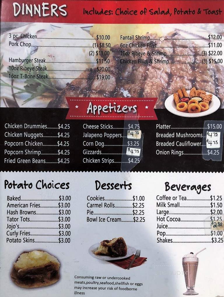 N 8's Place - Saint John, ND menu_pic