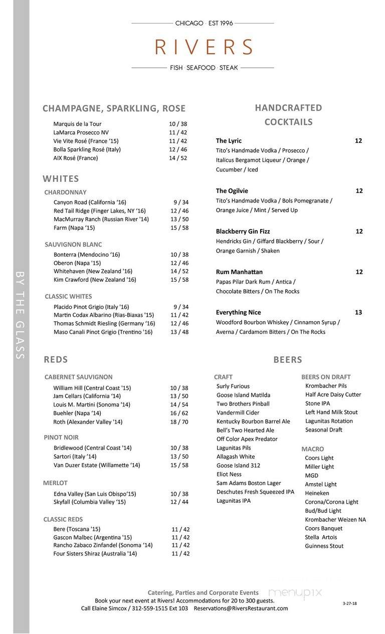 Rivers To Go - Chicago, IL menu_pic