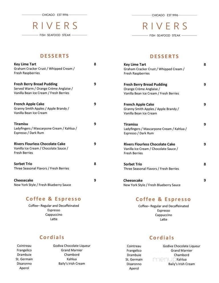 Rivers To Go - Chicago, IL menu_pic