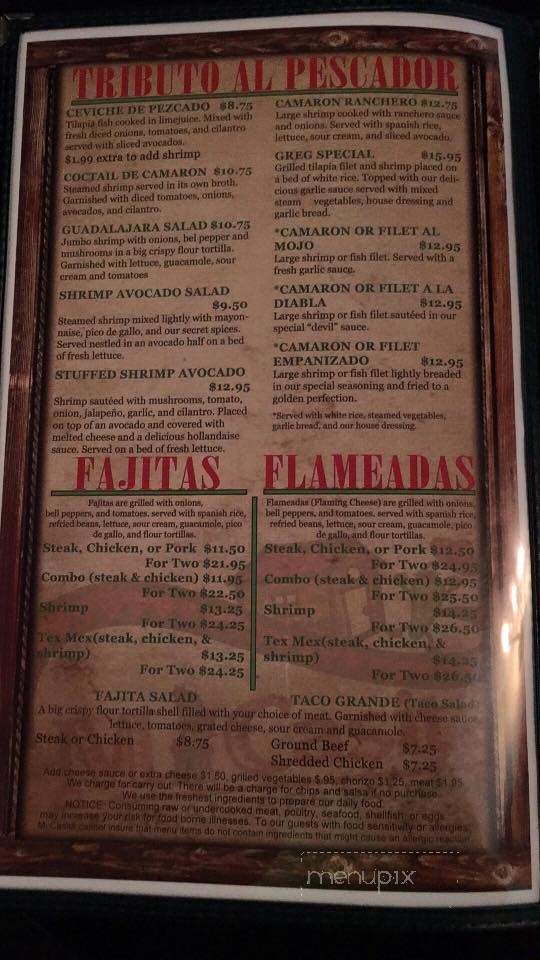 Mi Casita - Ashville, AL menu_pic