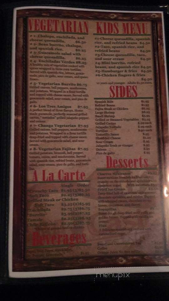 Mi Casita - Ashville, AL menu_pic