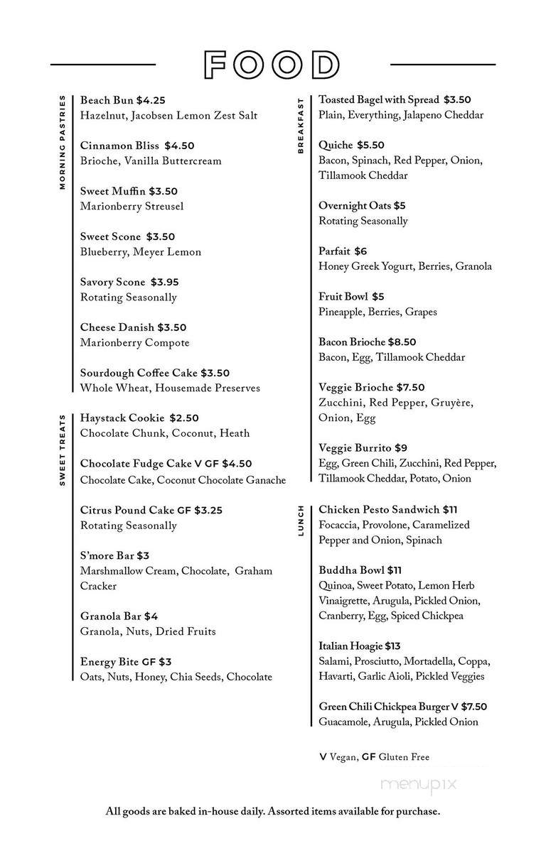 Stimulus - Pacific City, OR menu_pic
