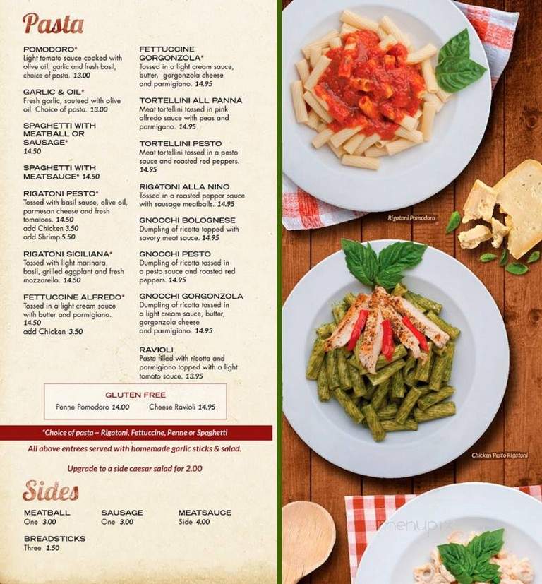 Nino's Corner Family Restaurant & Pizzeria - Vero Beach, FL menu_pic