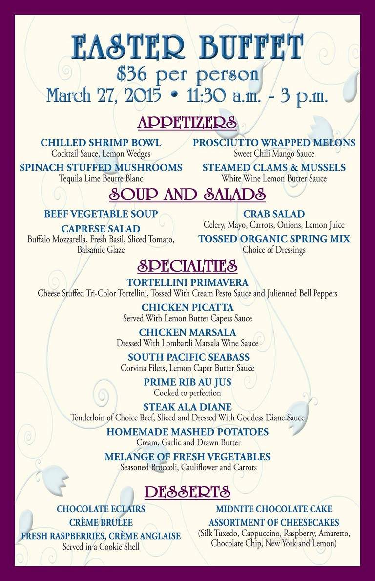 Joseph's Fine Dining - Colorado Springs, CO menu_pic