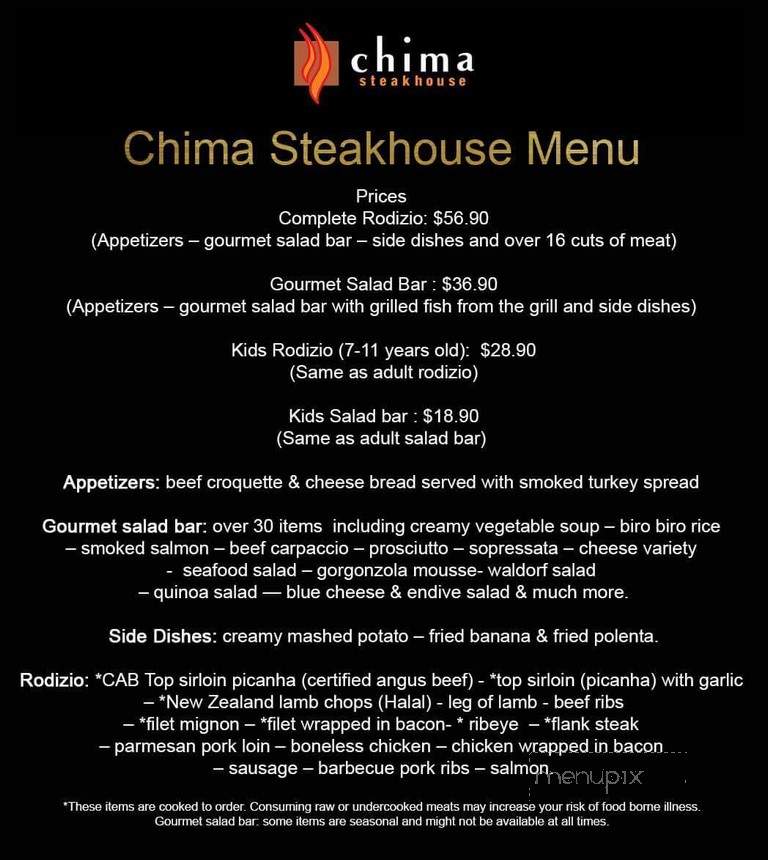 Chima Brazilian Steakhouse - Charlotte, NC