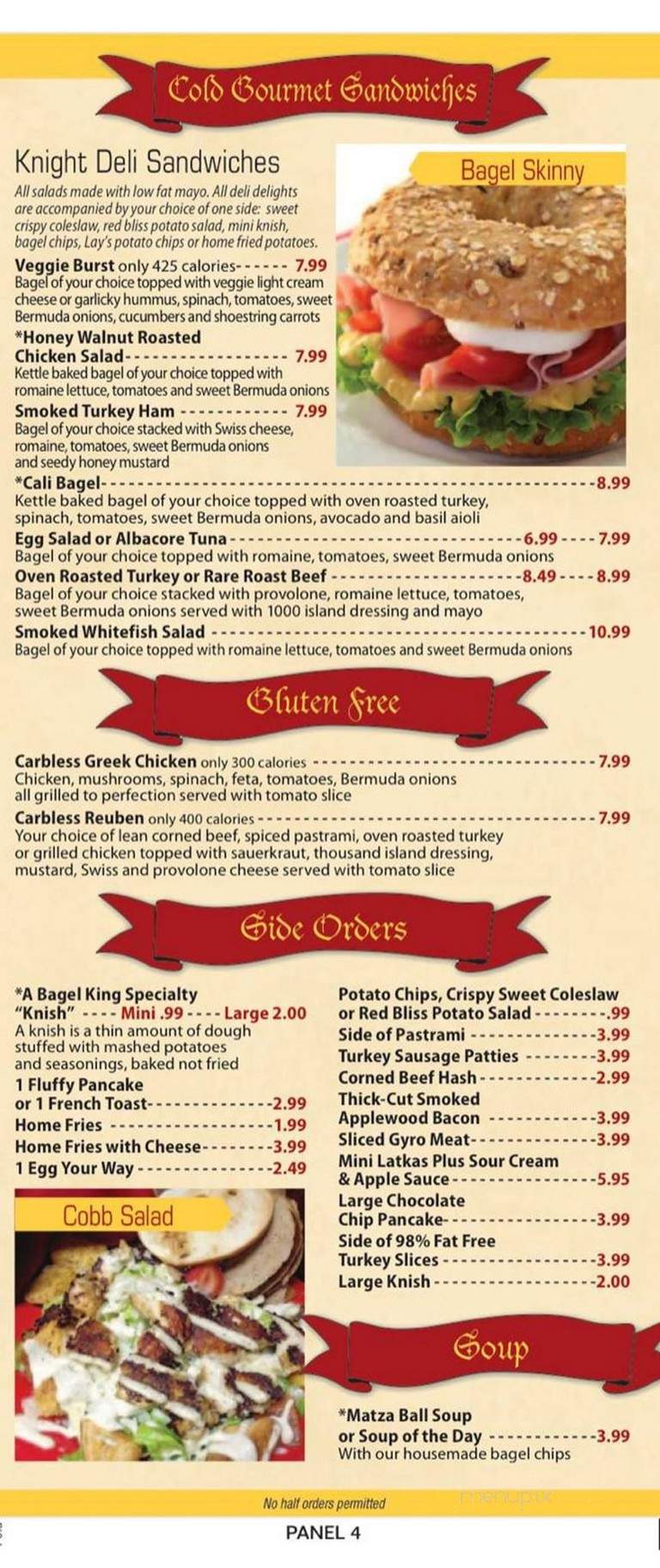 Bagel King - Casselberry, FL menu_pic