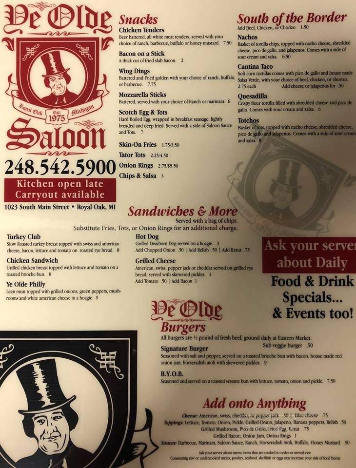 Ye Olde Saloon - Royal Oak, MI