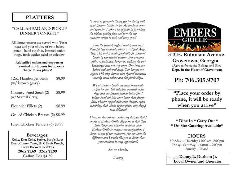 Ember's Grill - Augusta, GA
