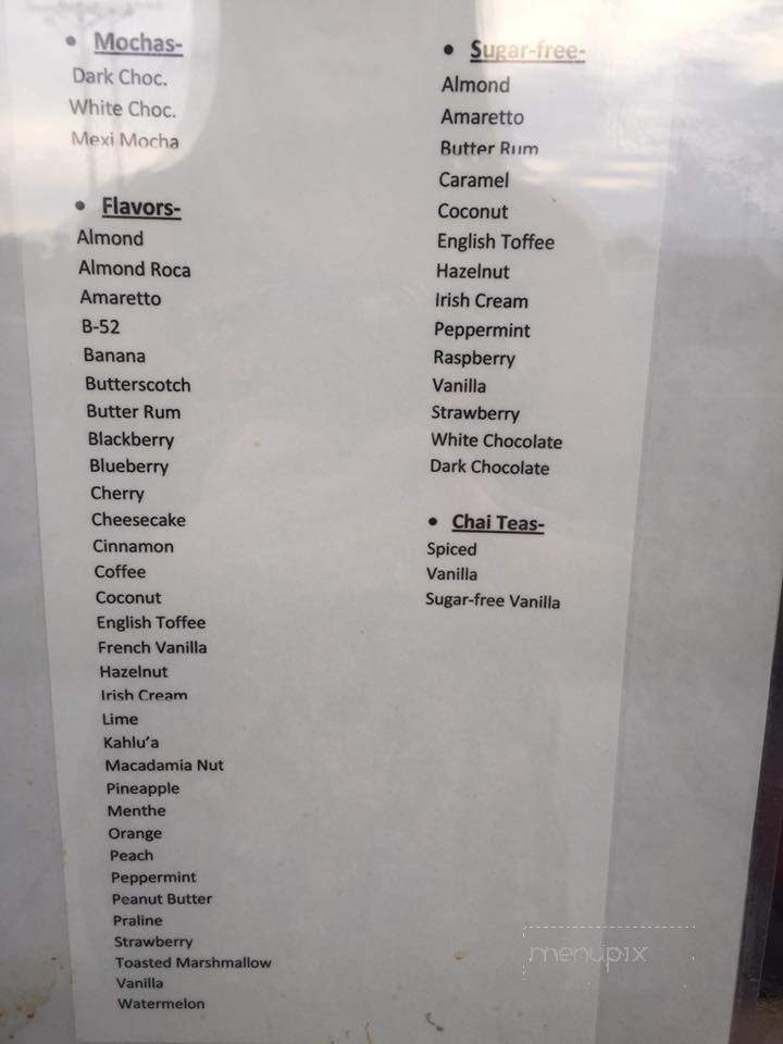 Heidi's Coffee Cottage - Hermiston, OR menu_pic