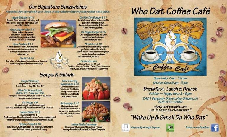 Who Dat Coffee Cafe - New Orleans, LA