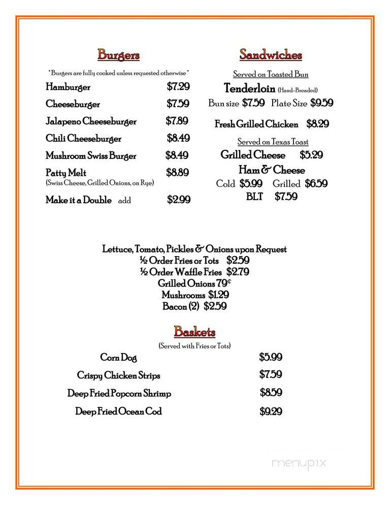 Possumholler - Edwards, MO menu_pic