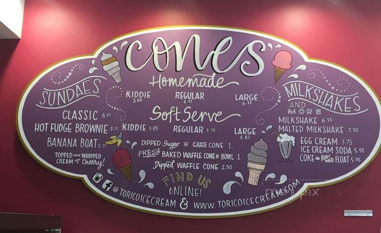 Torico Homemade Ice Cream Parlor - Jersey City, NJ menu_pic