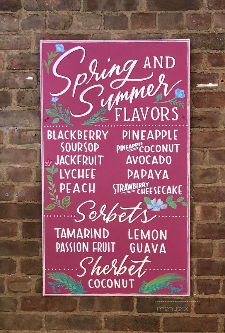 Torico Homemade Ice Cream Parlor - Jersey City, NJ menu_pic