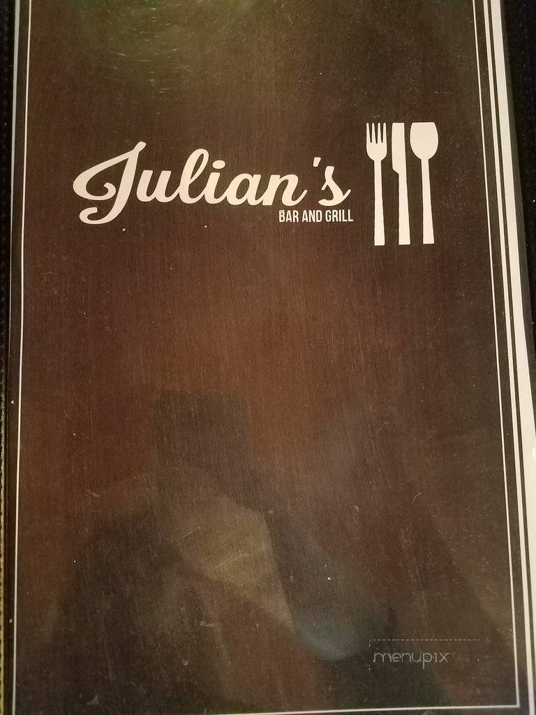 Julian's Grill and Timeout Tavern - Meadville, PA menu_pic