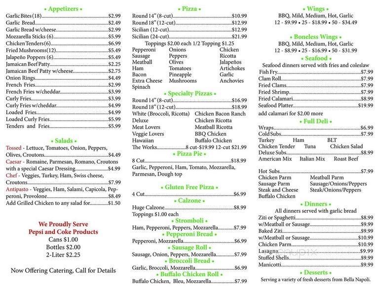 Village Pizza - Elmont, NY menu_pic