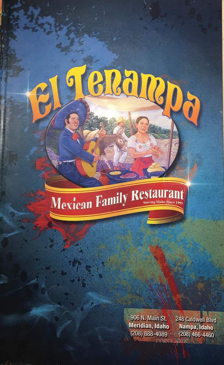El Tenampa - Nampa, ID menu_pic