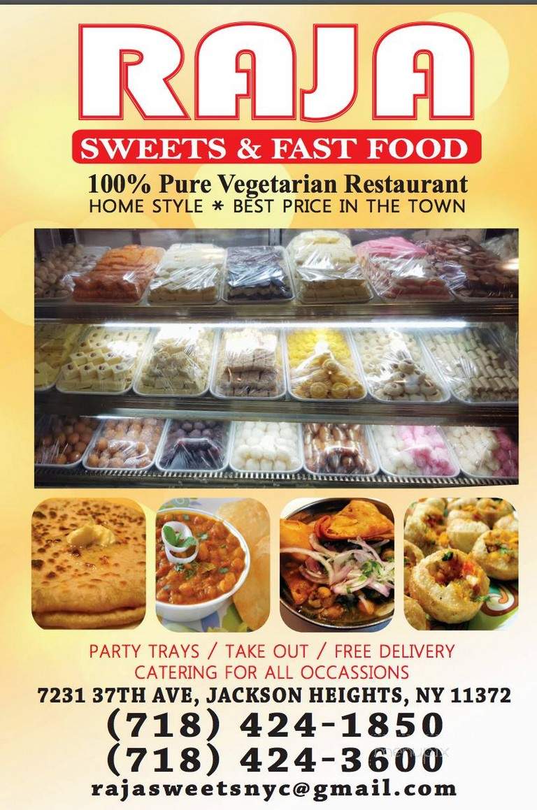 Raja Sweets & Fast Food - Jackson Heights, NY