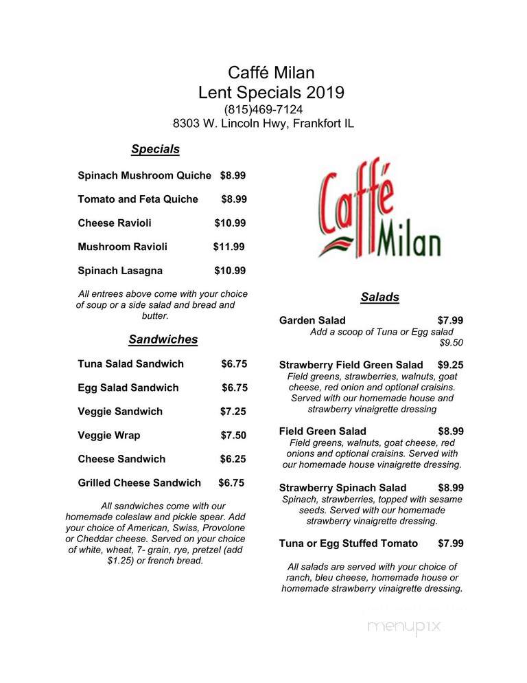 Caffe Milan - Frankfort, IL