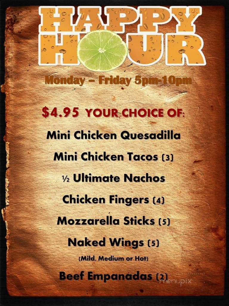 Rickey's Sports Bar & Grill - Pembroke Pines, FL menu_pic