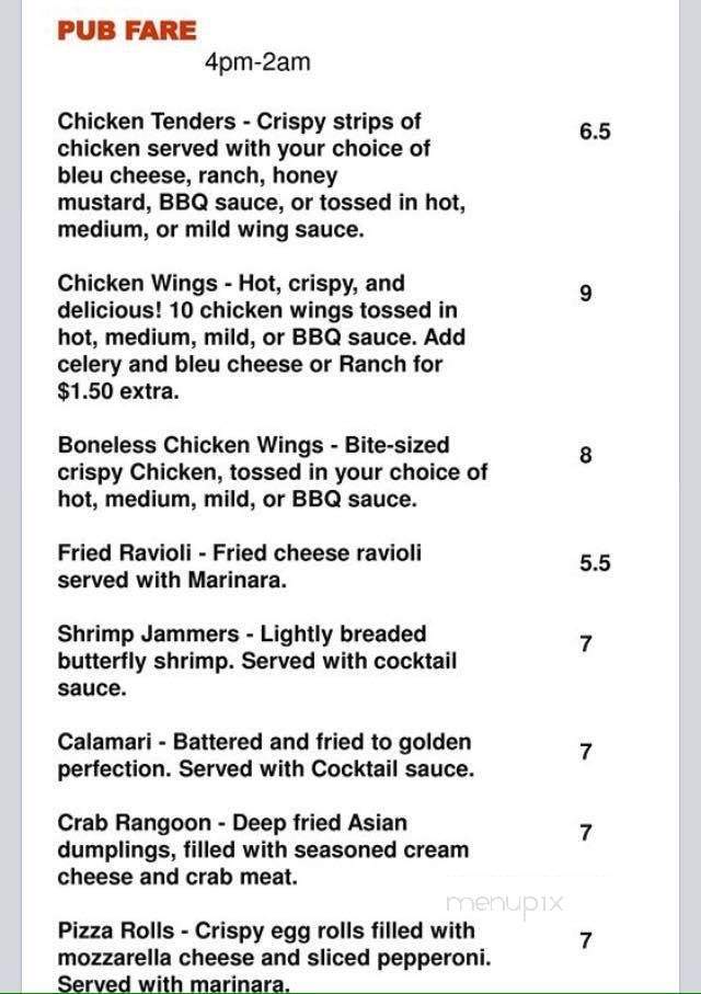 Varick Bar & Grill - Utica, NY menu_pic