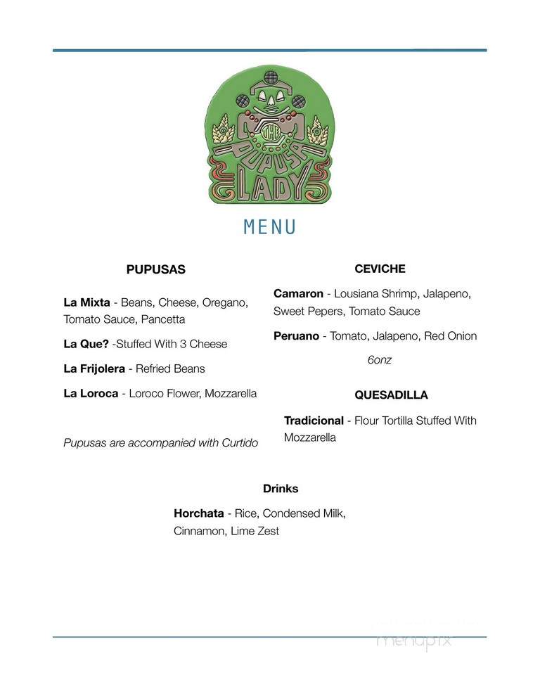 Pupuseria Buen Gusto - Harvey, LA menu_pic