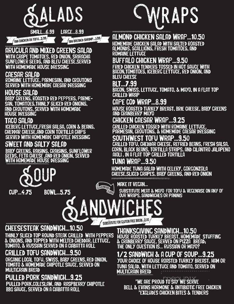 Gourmet Galleries - Blairstown, NJ menu_pic
