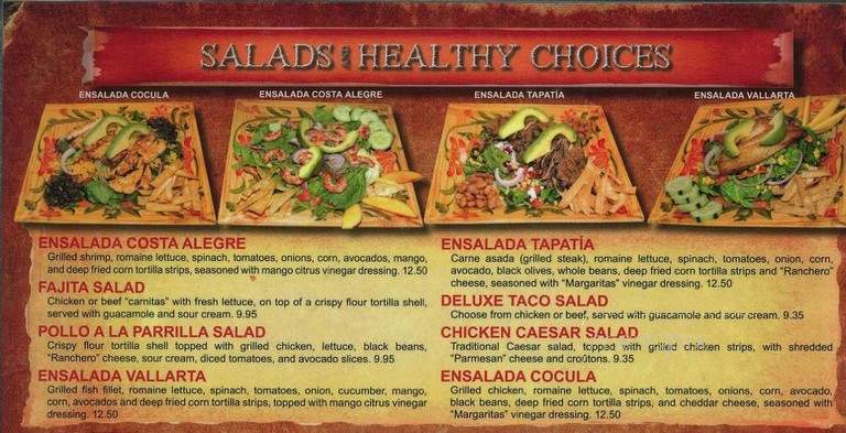 3 Margaritas - Westminster, CO menu_pic