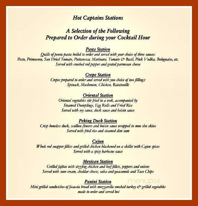 Richfield Regency Caterers - Verona, NJ menu_pic