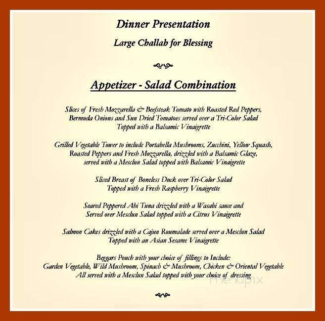 Richfield Regency Caterers - Verona, NJ menu_pic