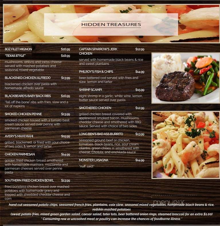 Pirate's Well Restaurant and Bar - Palm Beach Gardens, FL menu_pic