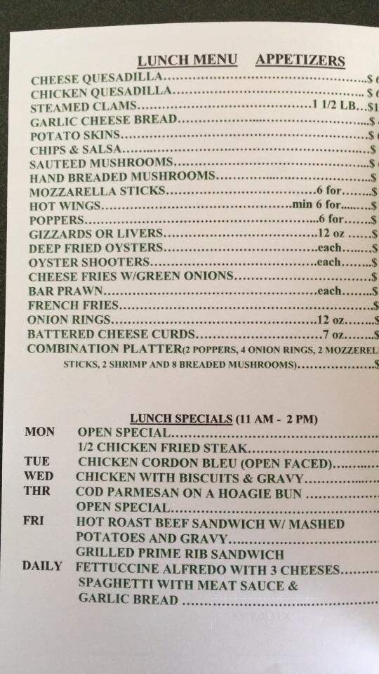 Lindy's Steak House & Lounge - Boise, ID menu_pic