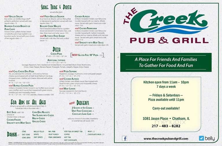 The Creek Pub Grill - Chatham, IL