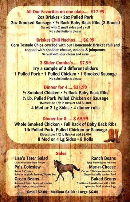 Smokin' J's - Gulfport, FL menu_pic