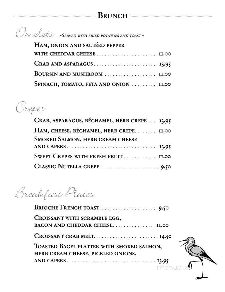 Blue Heron - York, PA menu_pic
