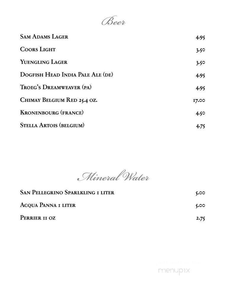 Blue Heron - York, PA menu_pic