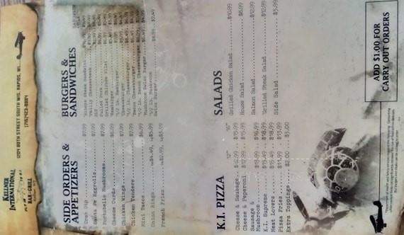 Kellner Klub Tavern - Wisconsin Rapids, WI menu_pic