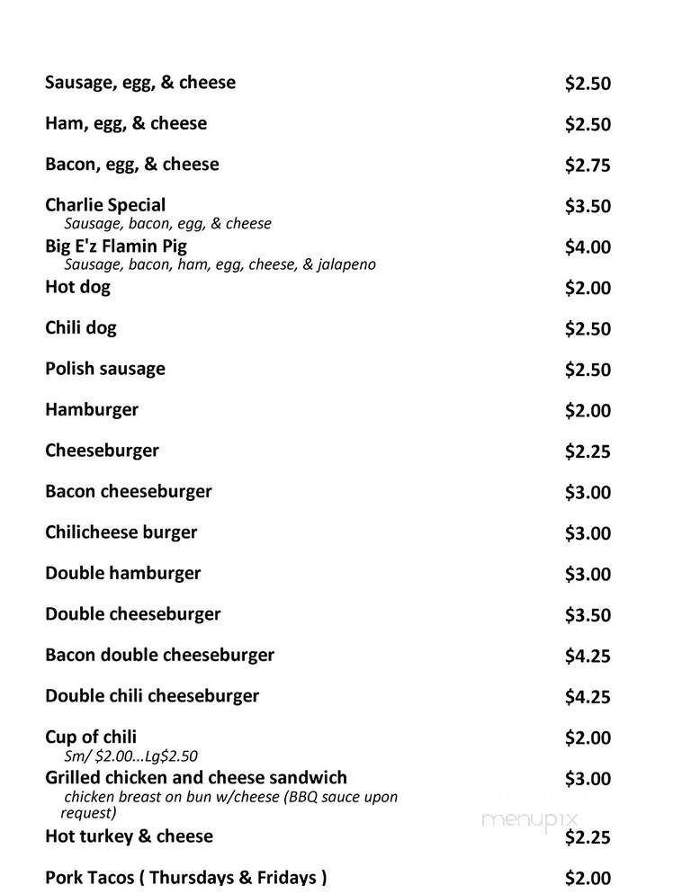 Donut Shop - East Chicago, IN menu_pic
