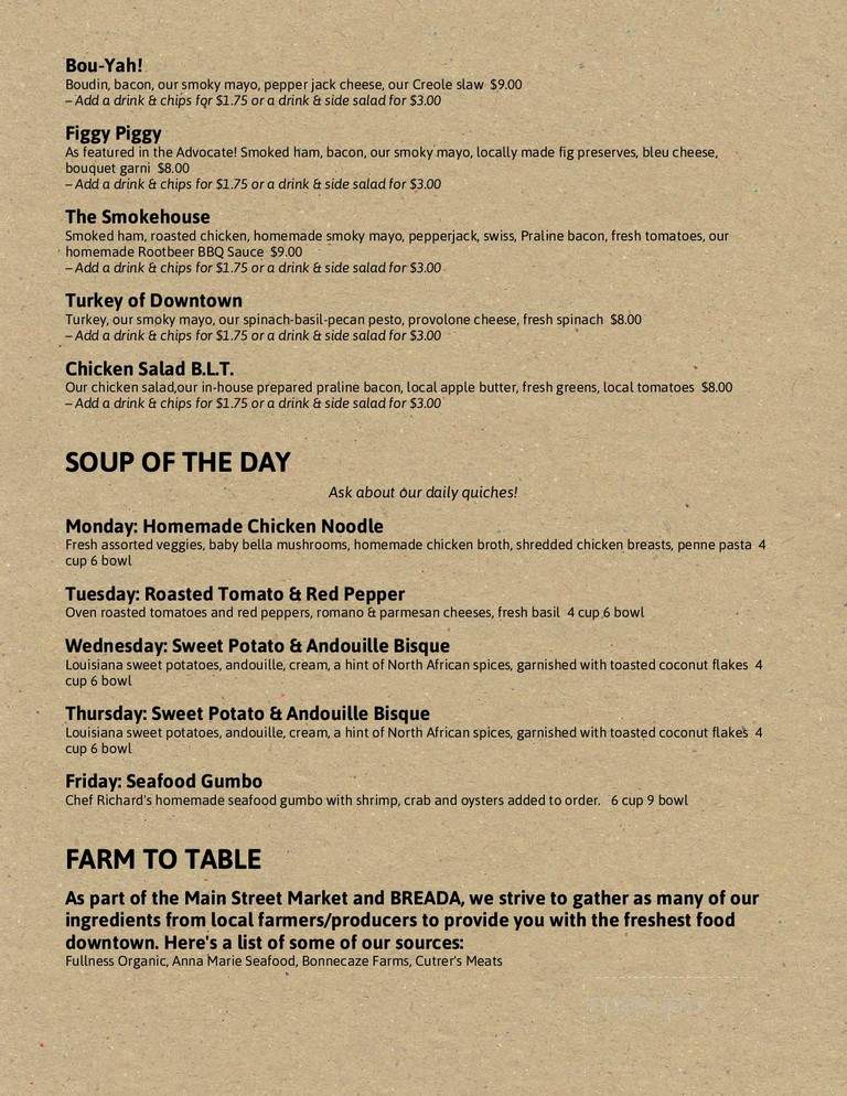 Taste of Africa - Baton Rouge, LA menu_pic