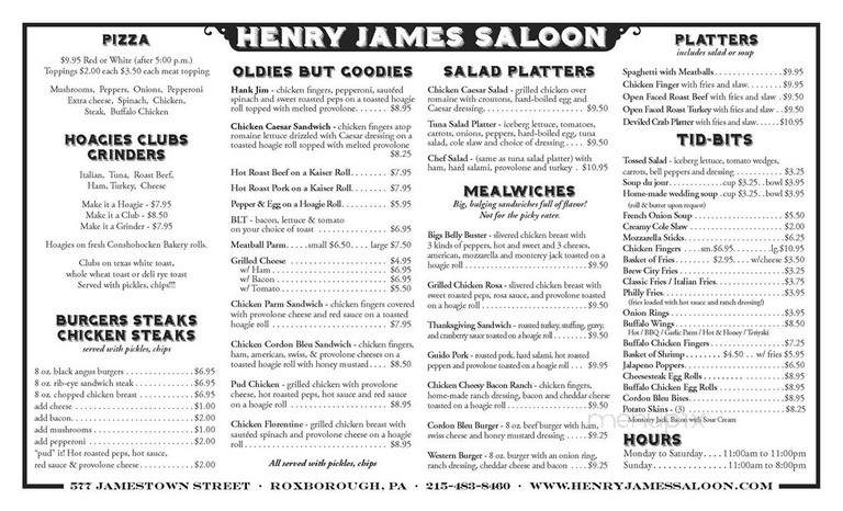Henry James Saloon - Philadelphia, PA