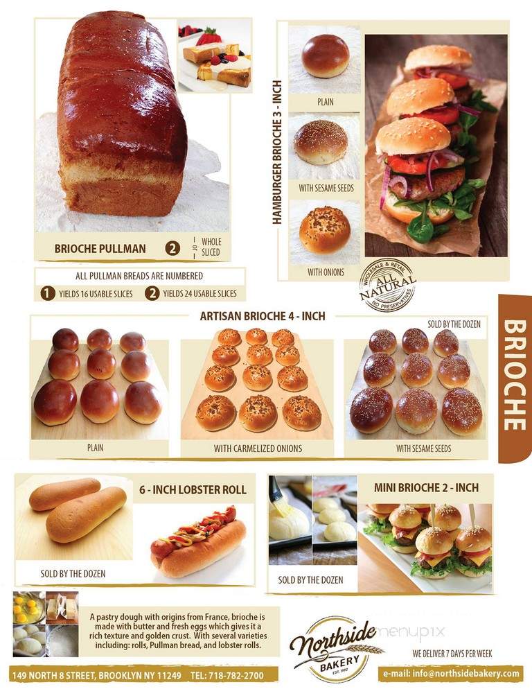 Northside Bakery - Houston, TX menu_pic
