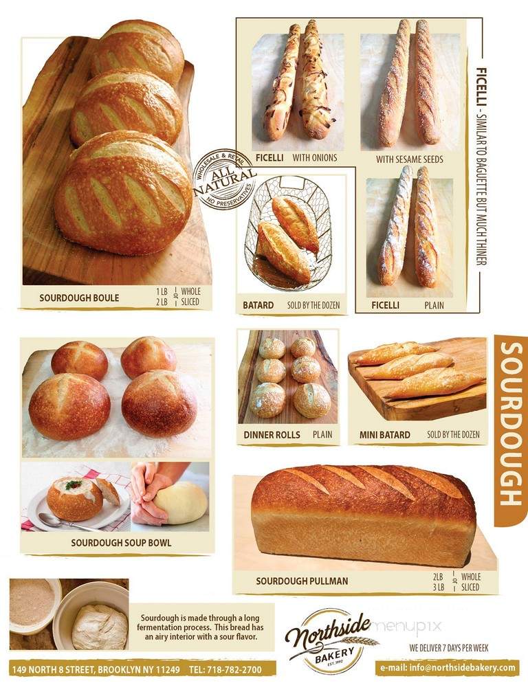 Northside Bakery - Houston, TX menu_pic