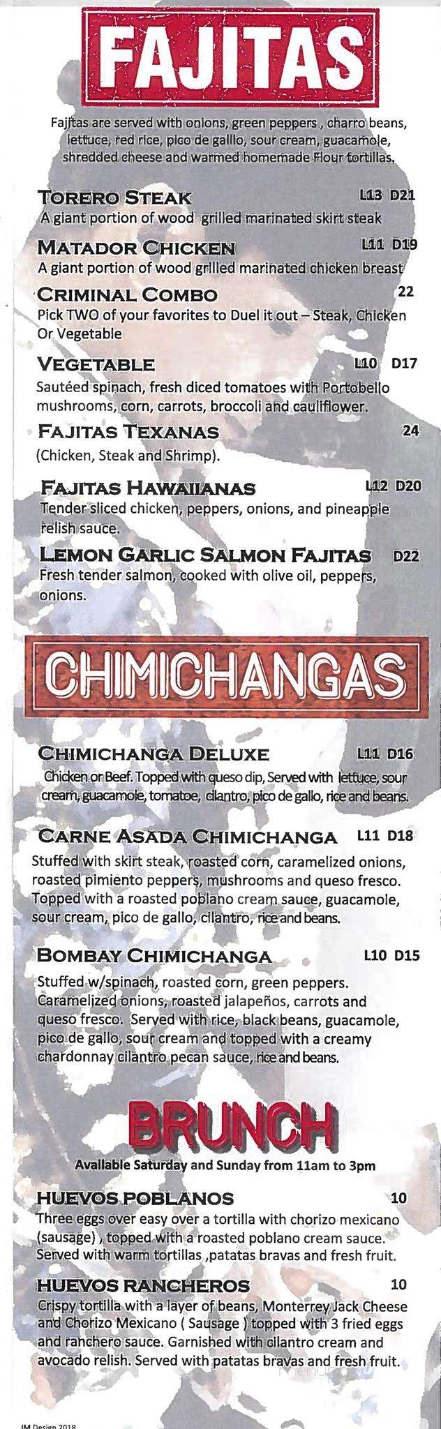 Mexican - West Hartford, CT menu_pic