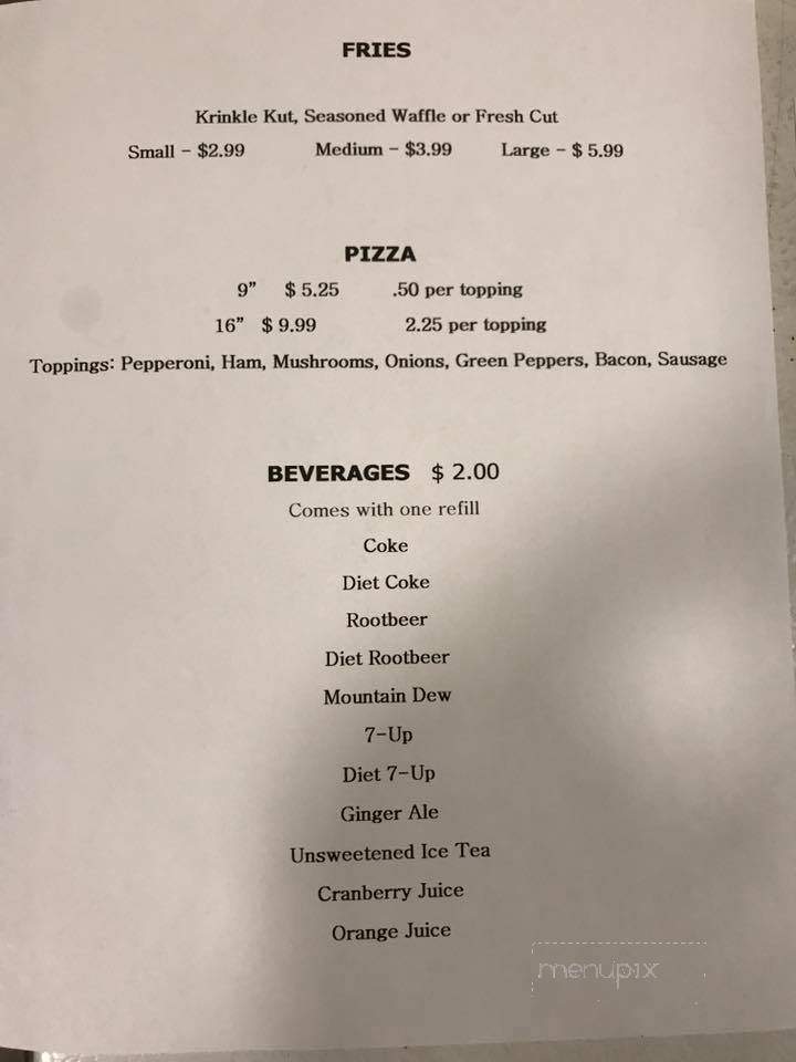 Who's Inn - Williamsport, PA menu_pic
